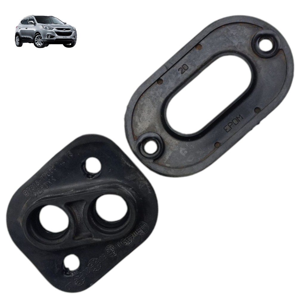 Par Borracha Vedação Ar Quente Hyundai Ix35 2011 2012 2013 1