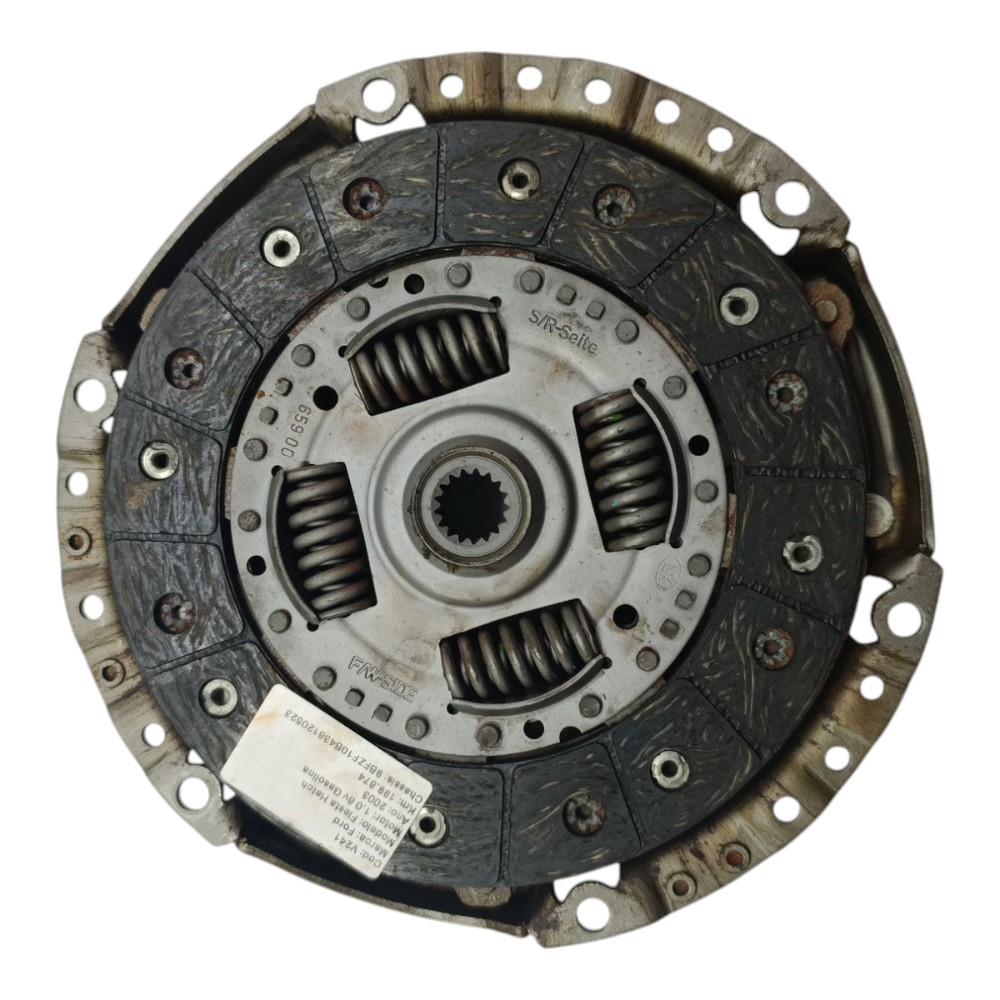 Embreagem Disco Platô Ford Fiesta 1.0 Zetec 2003 2004 2005 Prata 4