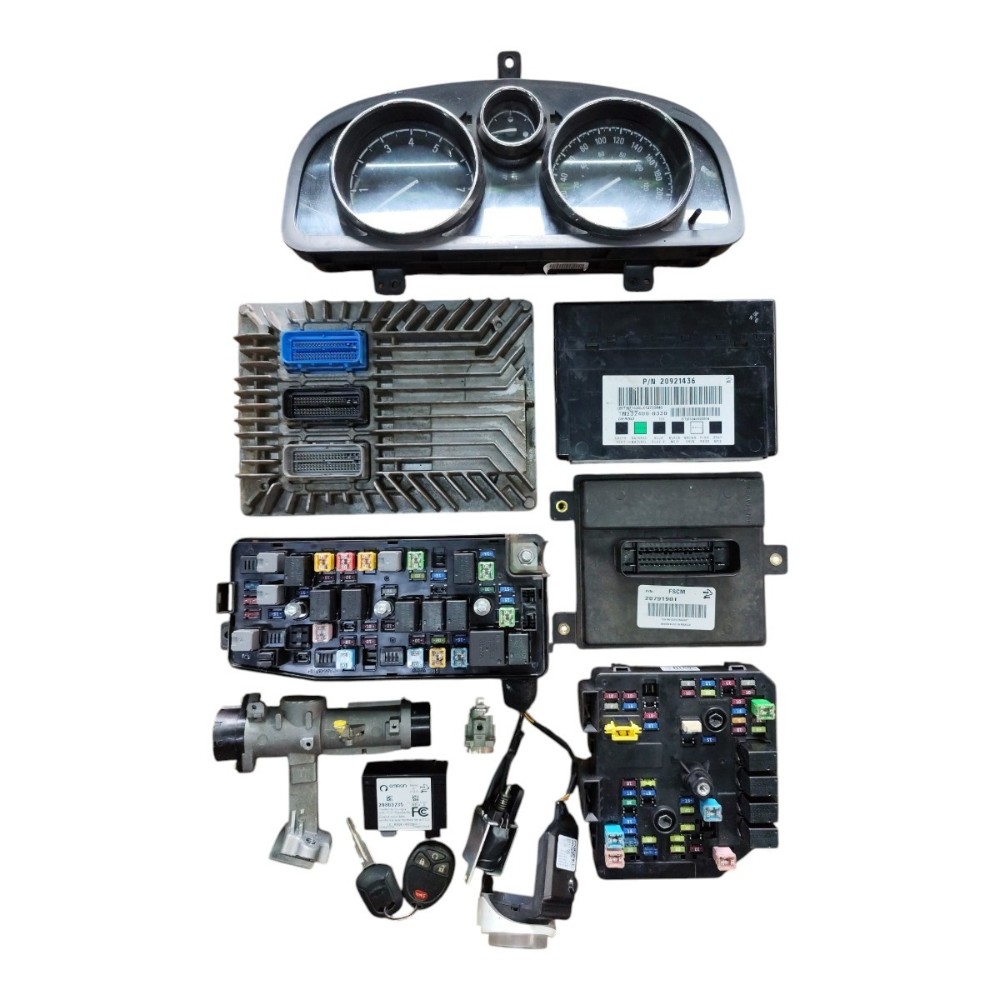 Kit Code Módulo Injeção Gm Captiva 2.0 16v 2010 2011 2012