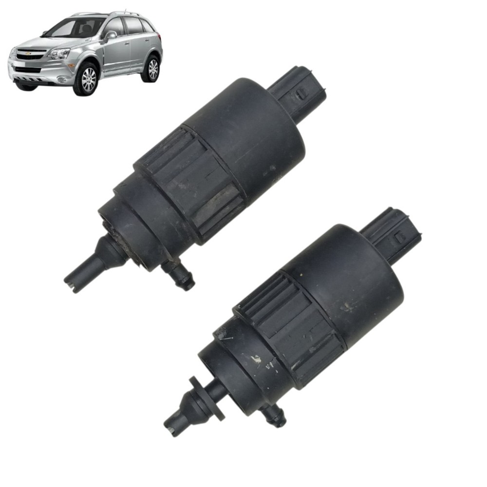 Par Motor Bomba Esguicho Parabrisa Gm Captiva 2011 2012 2013