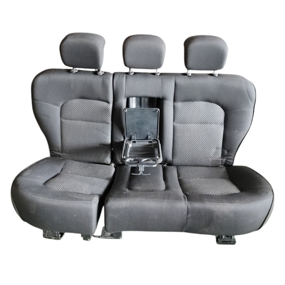 Jogo Banco Tecido Fiat Linea 2009 2010 2011 2012 2013 2014 Preto 7