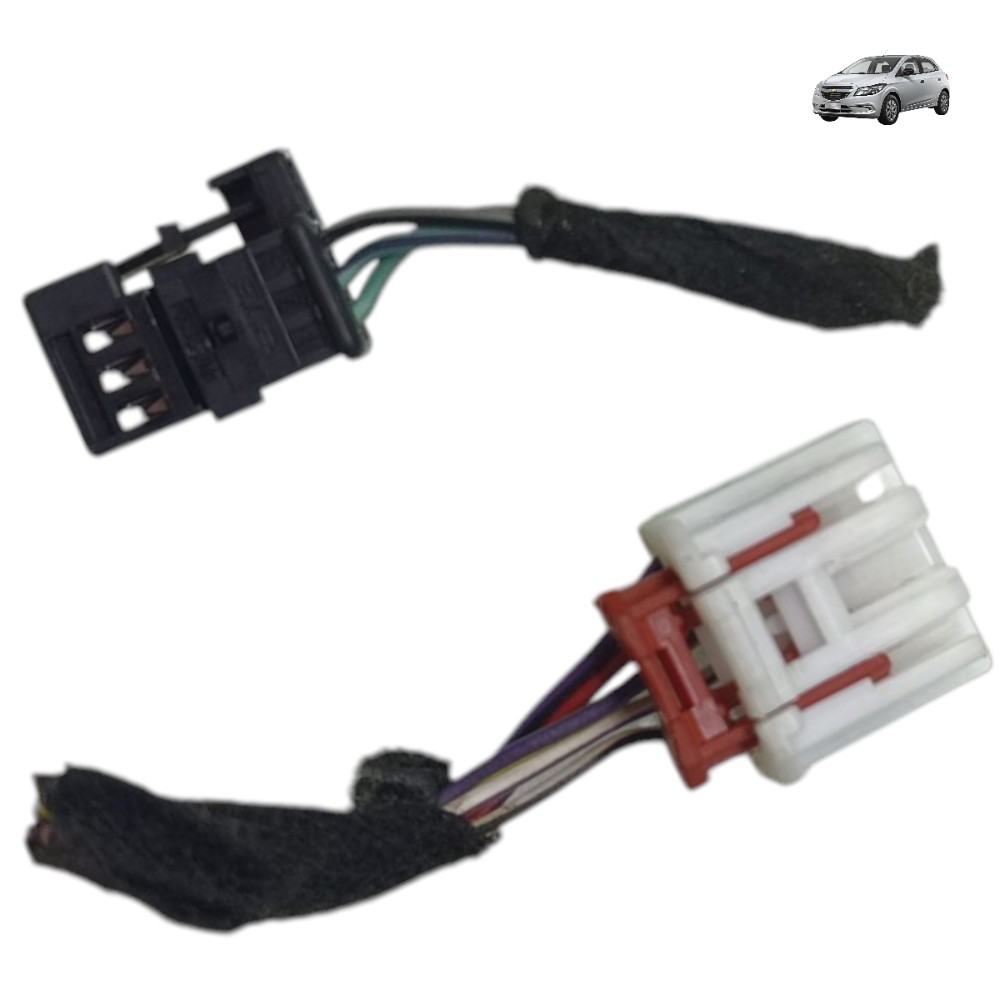 Par Conector Plug Comutador Antena Ignição Gm Onix 2013 2019 1