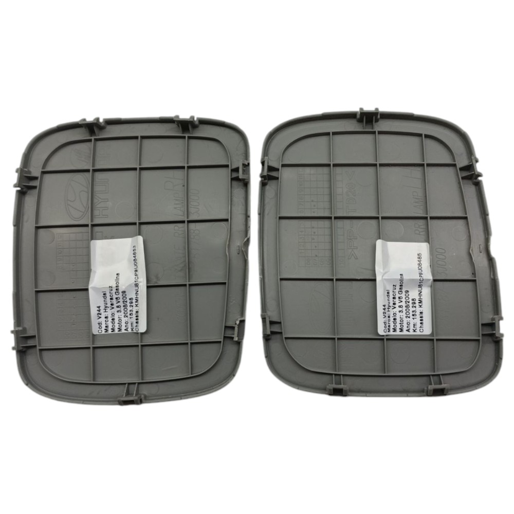 Par Tampa Acabamento Porta Malas Hyundai Veracruz 2008 2009 3