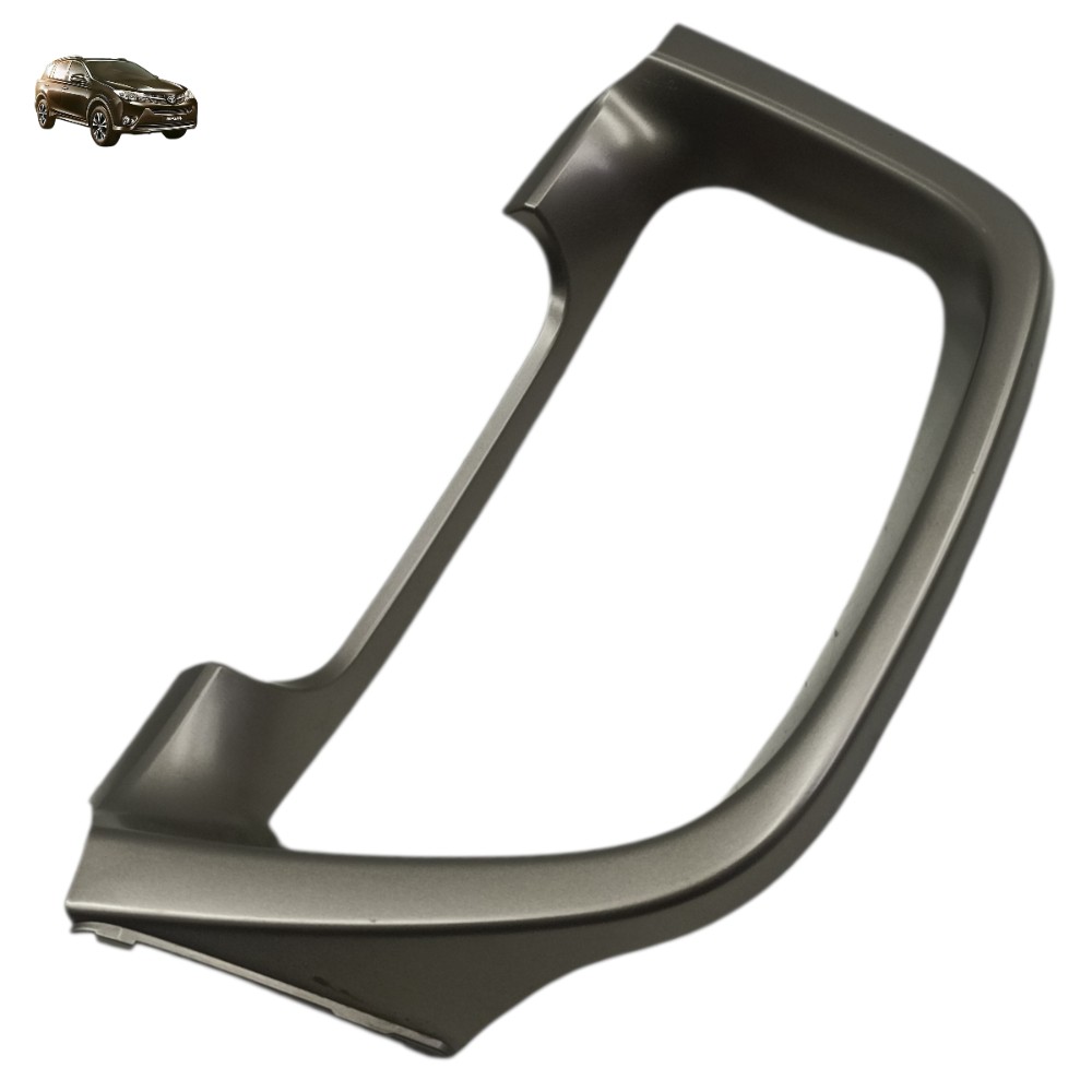 Moldura Painel Instrumentos Toyota Rav4 2016 2015 2014 2013 Prata Moldado 1