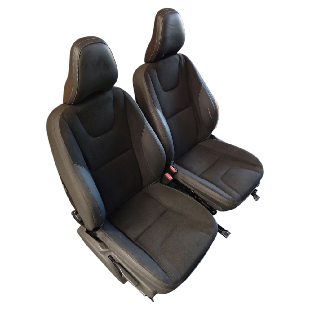Jogo Banco Tecido Volvo S60 T4 2011 2012 2013 2014 Preto 4
