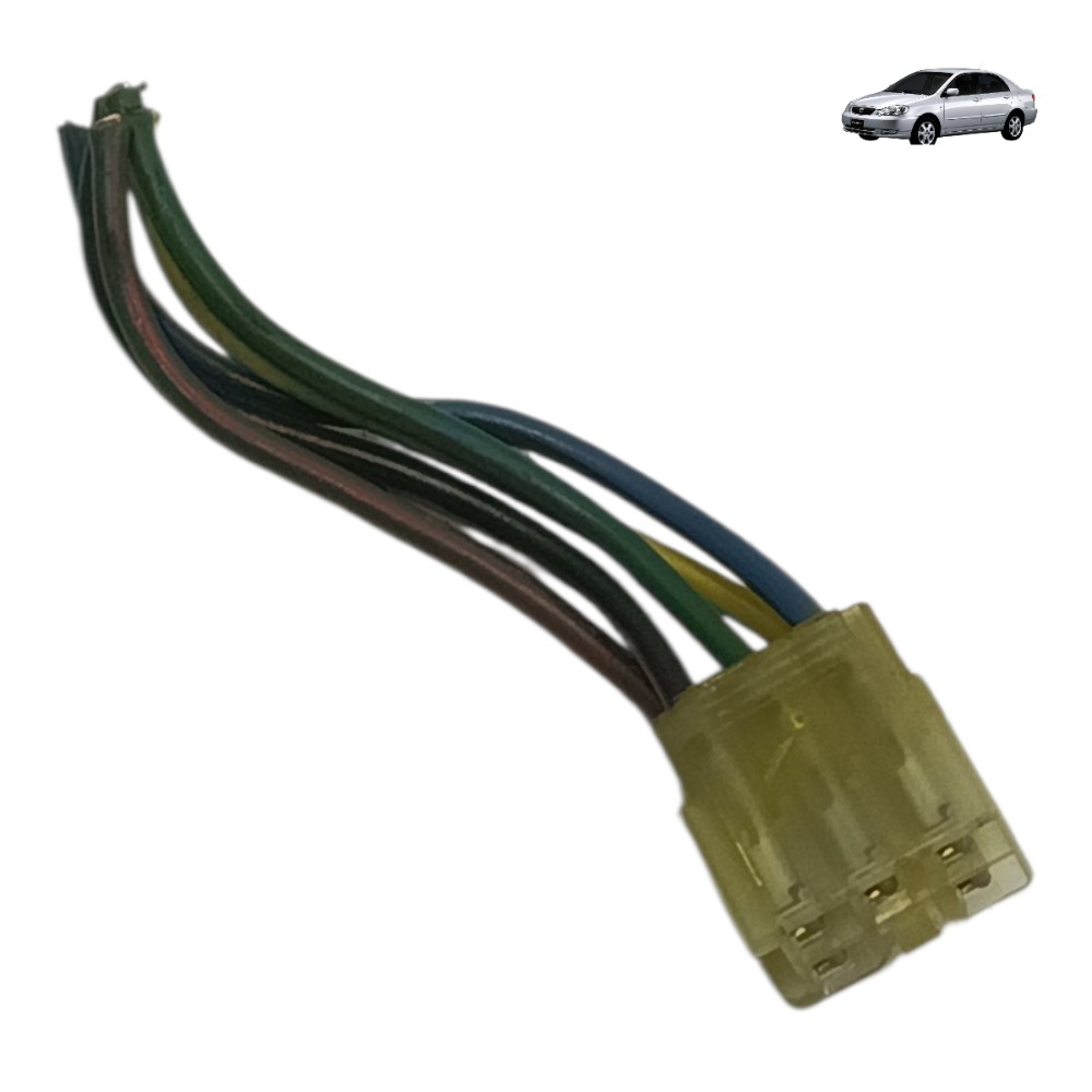 Plug Conector Botão Vidro Traseiro Toyota Corolla 2003 2004 1