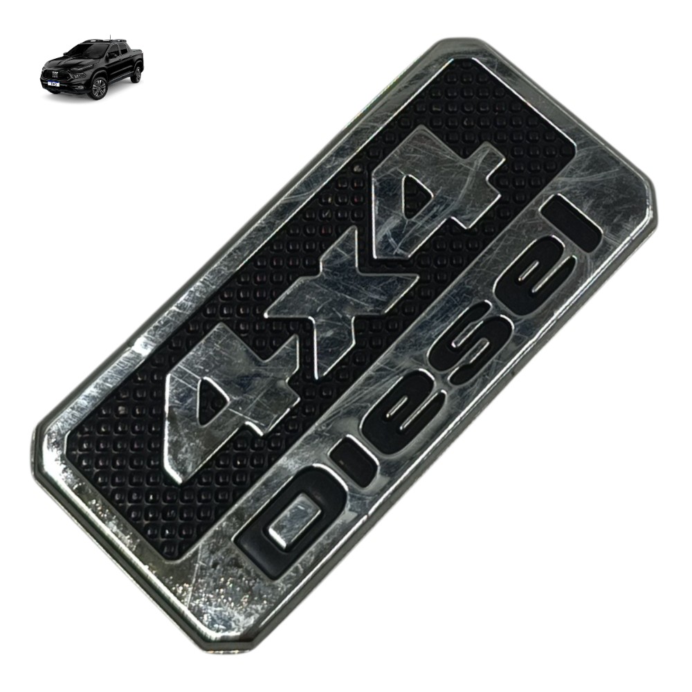 Emblema 4×4 Diesel Fiat toro 2025 2024 2023 1