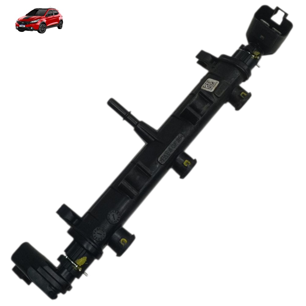 Flauta Bico Injetor Fiat Argo Mobi Uno Cronos 1.0 3cc 1
