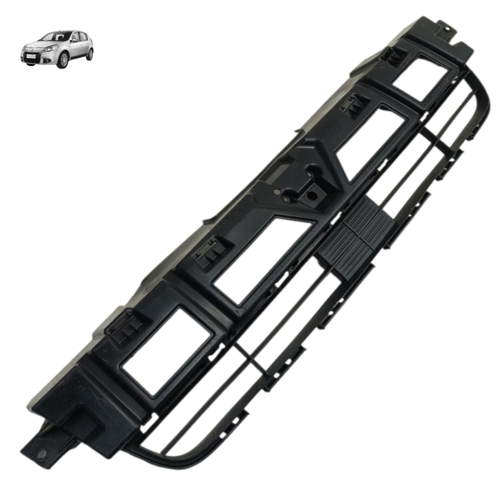 Grade interna parachoque dianteiro Renault Sandero 2013 2012 1