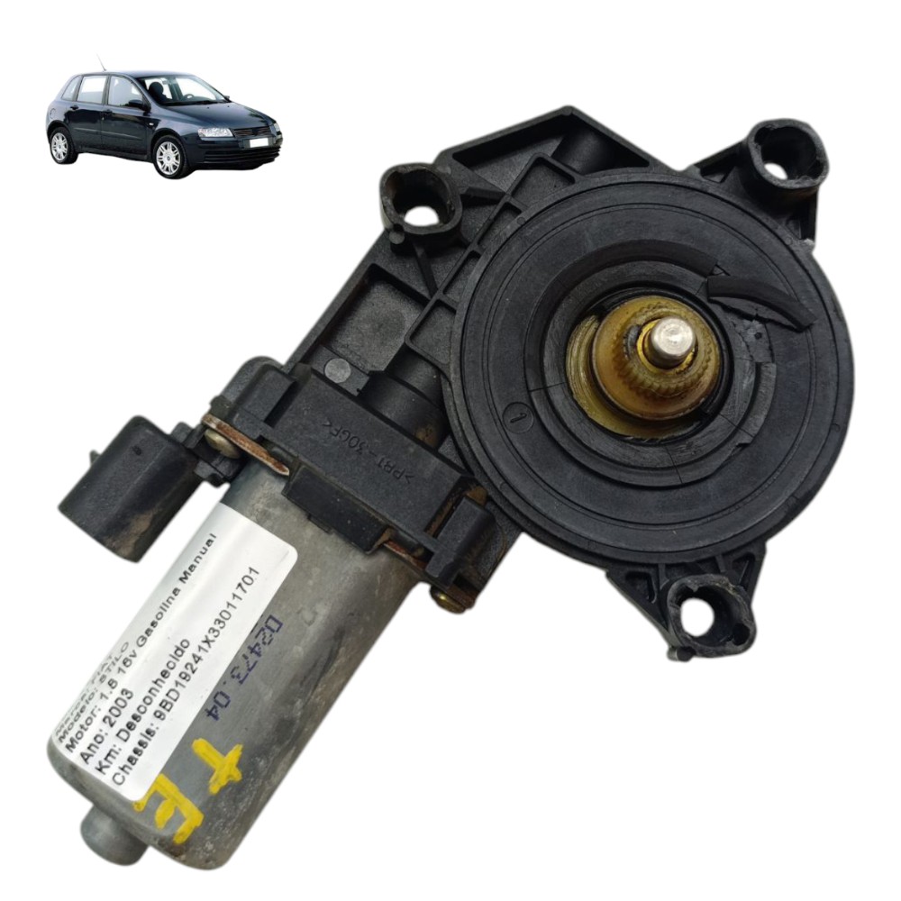 Motor Vidro Traseiro Esquerdo Fiat Stilo 2003 2004 2005 2006 1