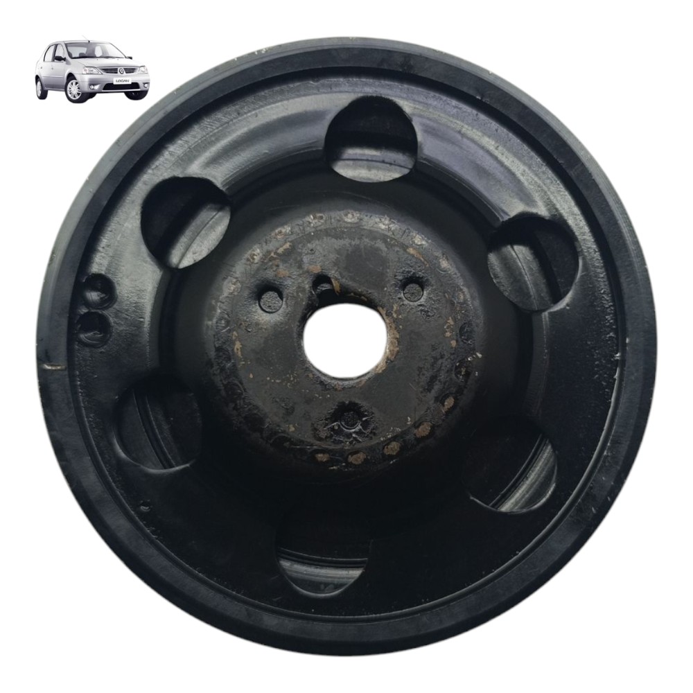 Polia Virabrequim Renault Logan Sandero Clio 1.0 16v 2008 09 1