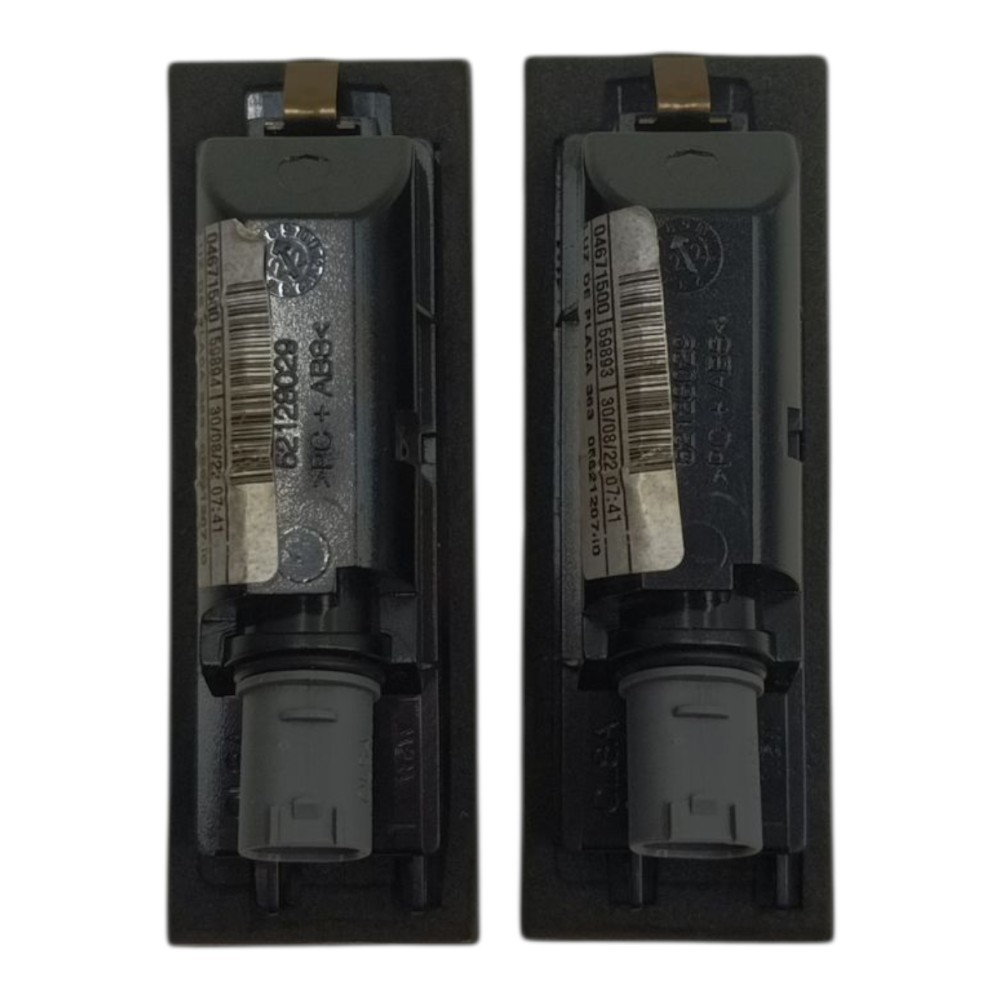 Par Luz Placa Fiat Fastback 2021 2022 2023  2024 2025 2