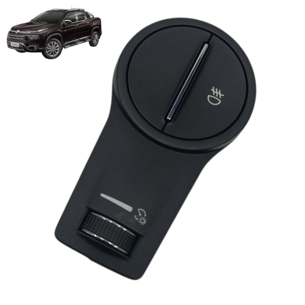 Chave luz farol milha Fiat toro 2021 2020 2019 2018 2017