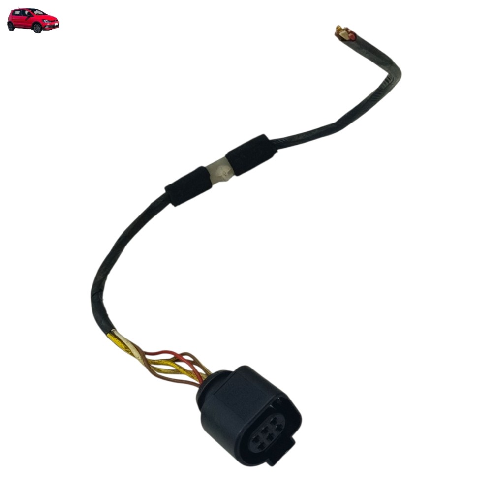 Plug conector fechadura dianteira esquerda vw fox 2016 2017