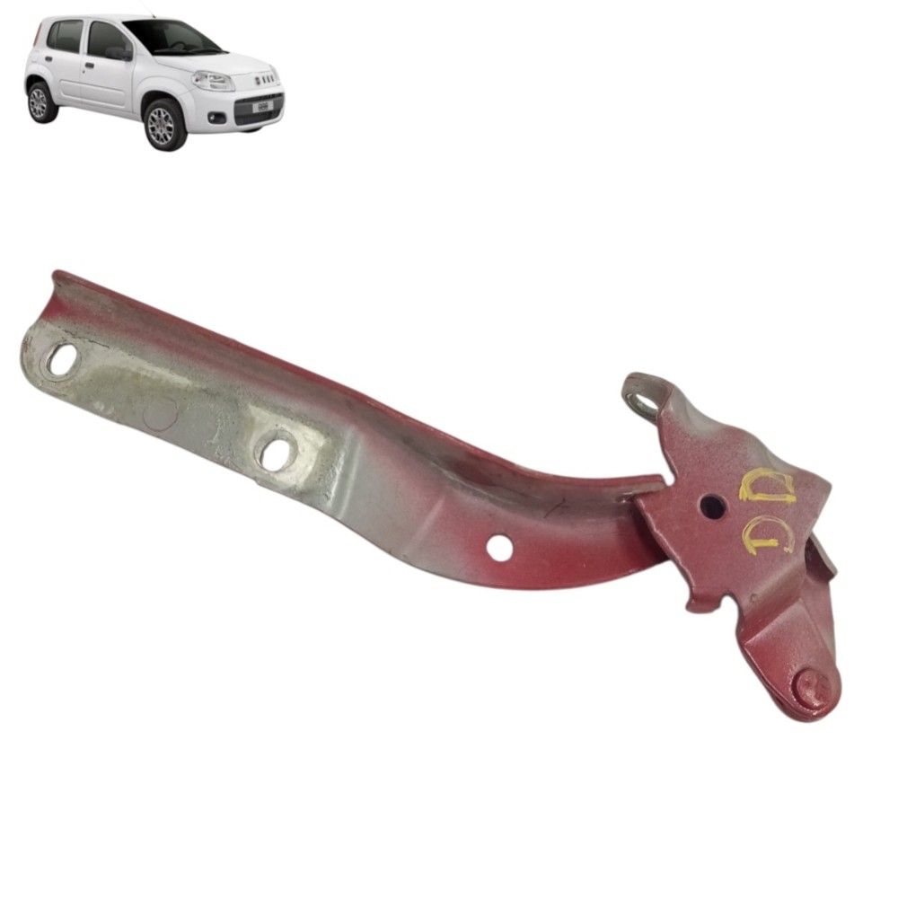 Dobradiça direita capô fiat uno Vivace 2012 2013 2014
