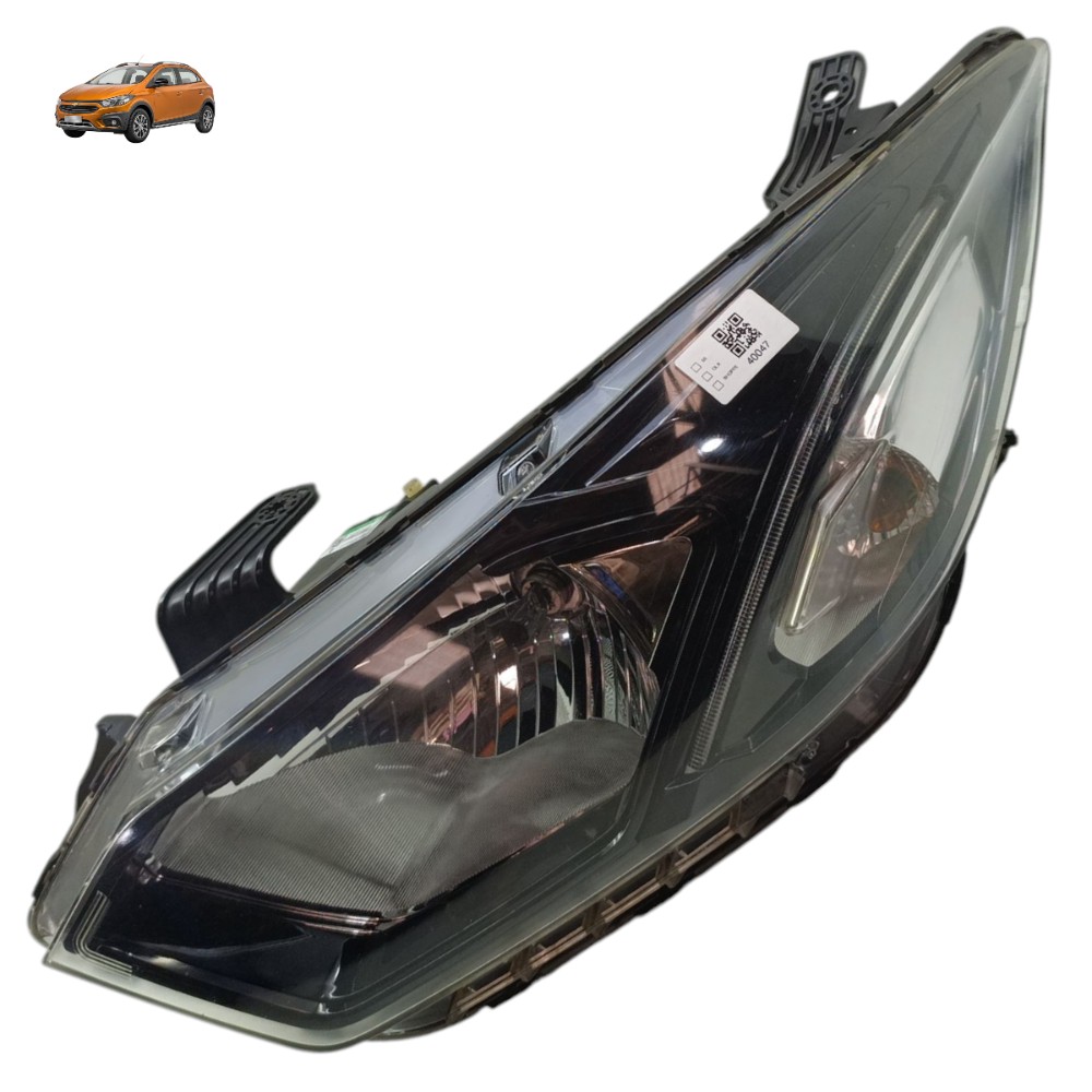 Farol Esquerdo Gm Onix 2017 2018 2019 Sem Led Pequeno Detalh 1