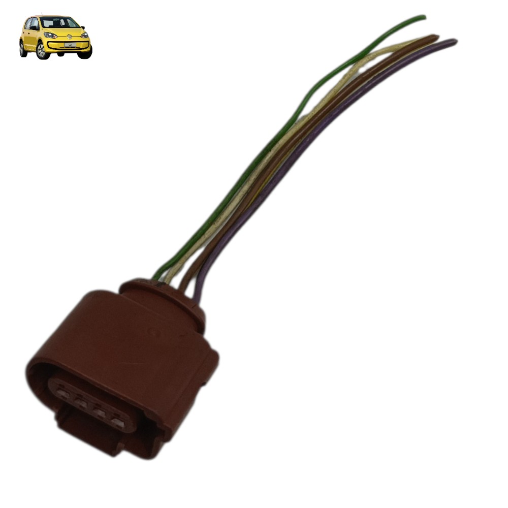 Plug conector sonda lambda pré VW up 1.0 mpi 2016 2017 2018 1