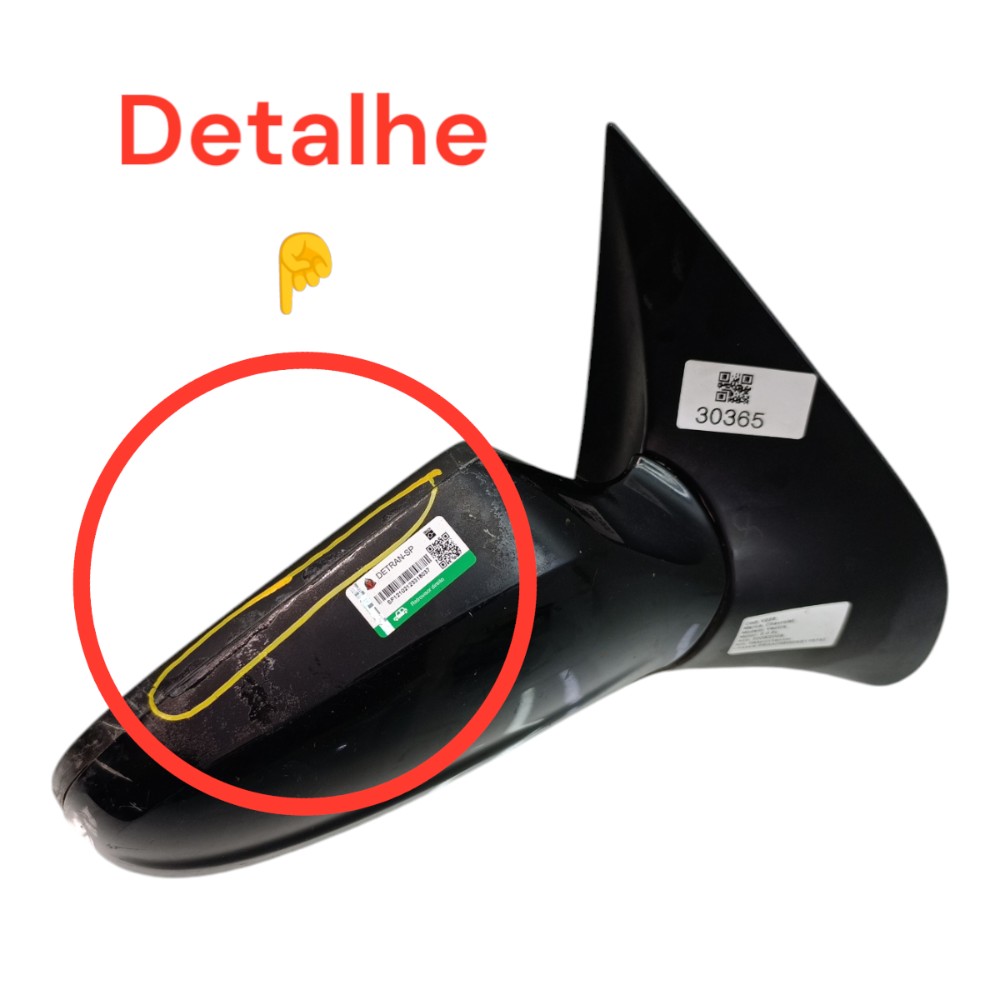 Retrovisor Elétrico Direito Gm Vectra 2008.2009 Com Detalhes 3