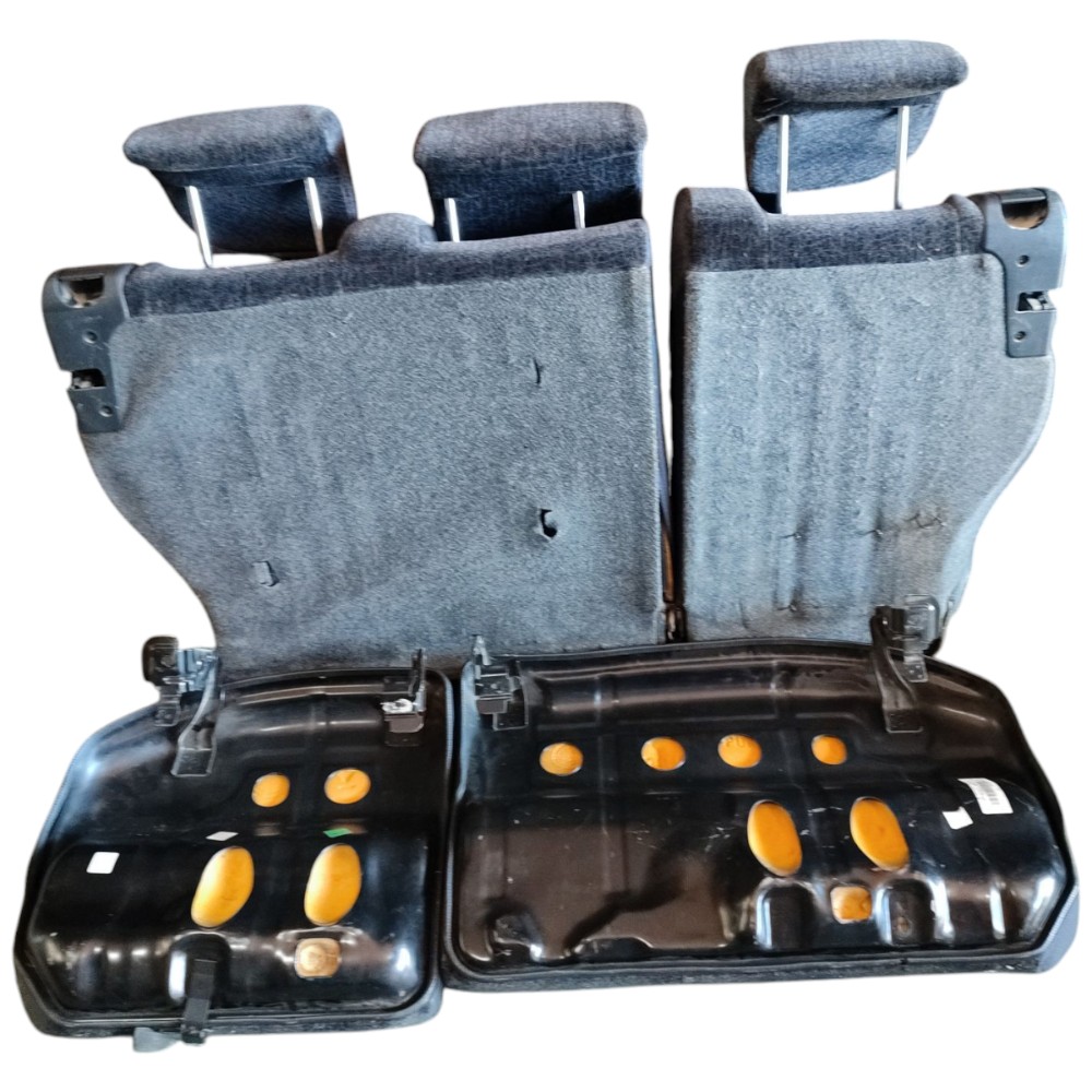 Jogo Banco Tecido Fiat Stilo 2003 2004 2005 2006 2007 2008  Azul/preto 10
