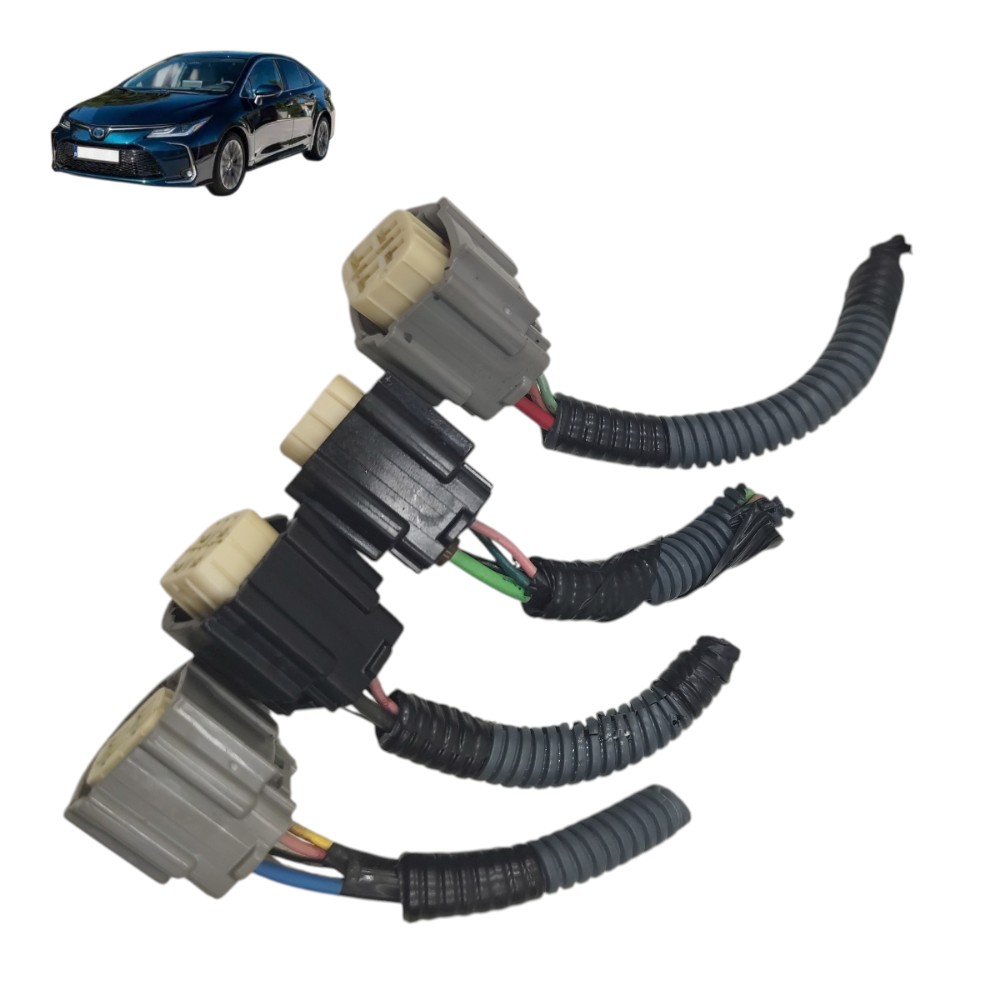Jogo Plug Bico Injetor Toyota Corolla 1.8 16v 2016 2017 2018 1