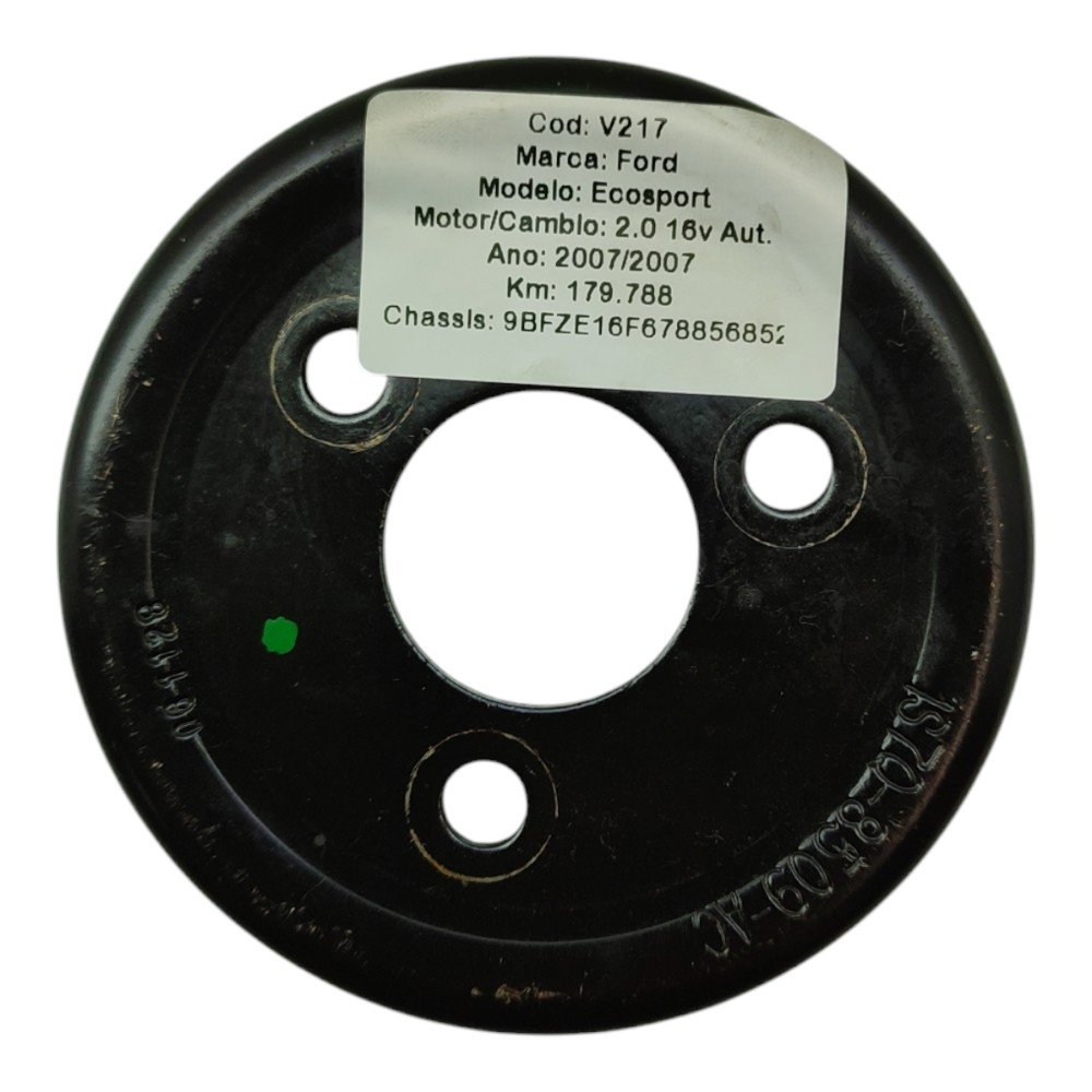 Polia Bomba Água Motor Ford Ecosport 2.0 16v 2005 2006 2007 2