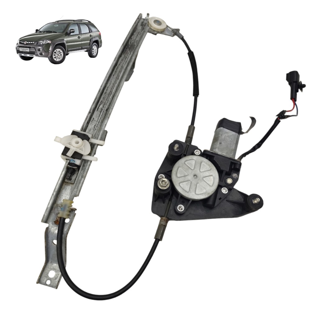 Motor máquina vidro traseiro direito Fiat Palio Siena 2010 1