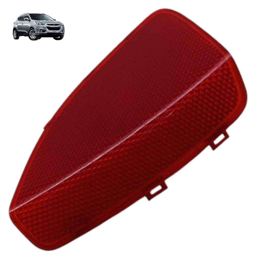 Refletor Forro Porta Dianteiro Esquerdo Hyundai Ix35 2011 12 Vermelho 1