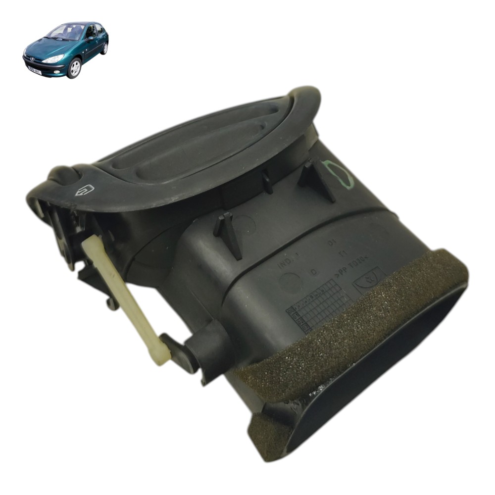 Difusor ar lateral direito painel Peugeot 206 2001 2002 2003 1