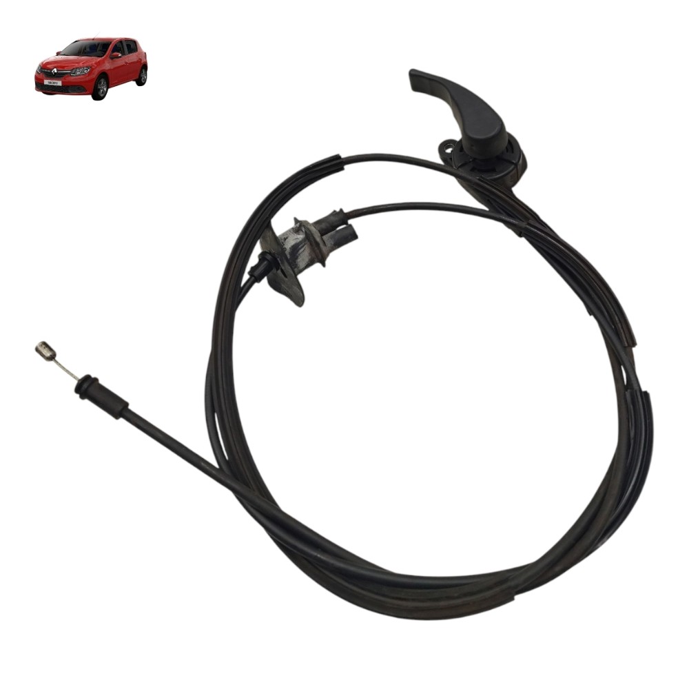 Alavanca Abertura Capô Renault Sandero 2016 2017 2018 2019 1