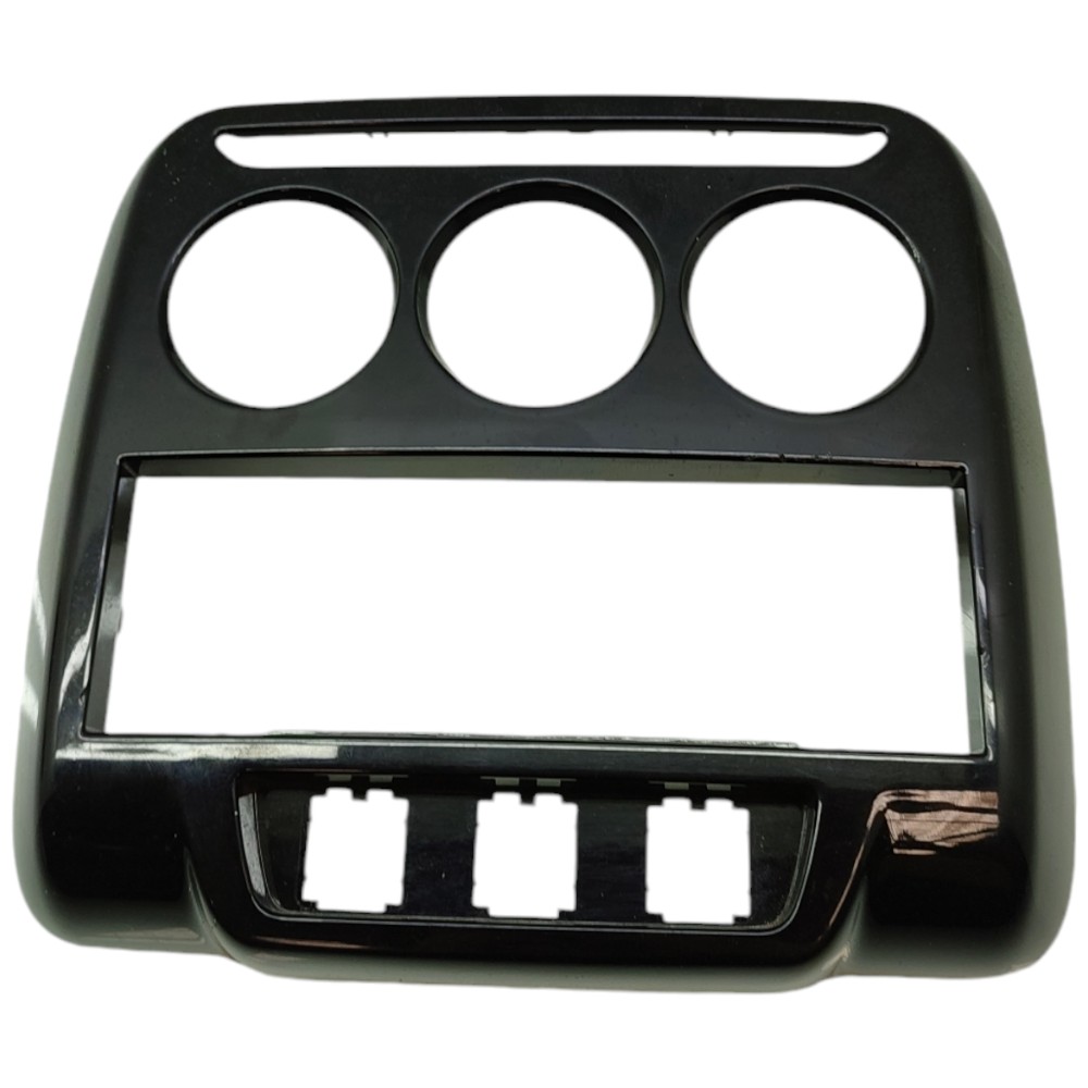 Acabamento Moldura Central Painel Citroen C3 Aircross 2012 Preto 1