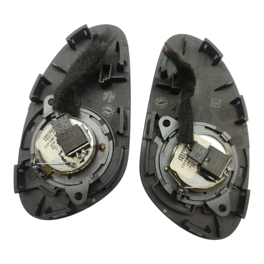 Par Tweeter Falante Painel Peugeot 308 2011 2012 2013 2014 Preto 3