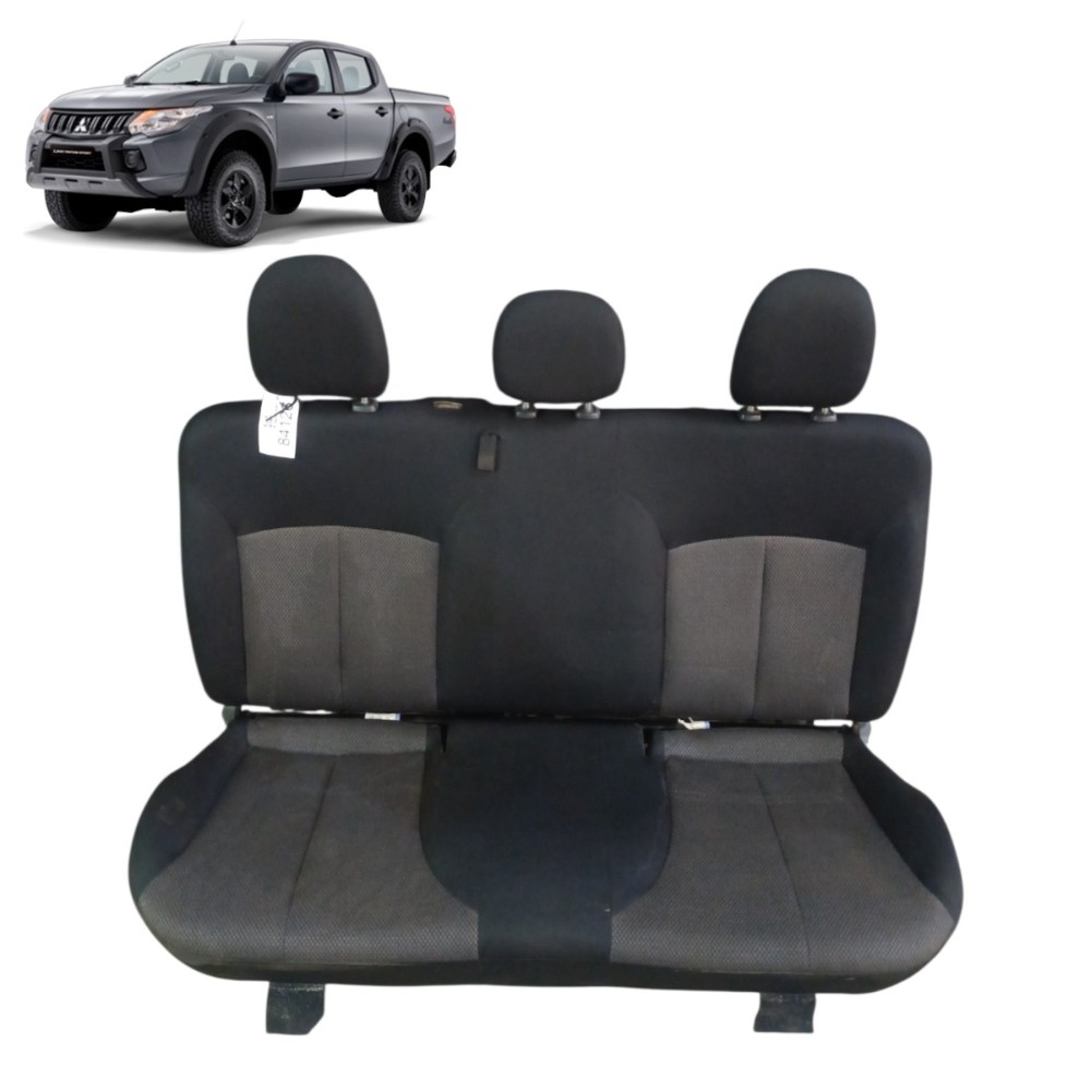 Assento Encosto Banco Traseiro Mitsubishi L200 Triton 2023 Preto