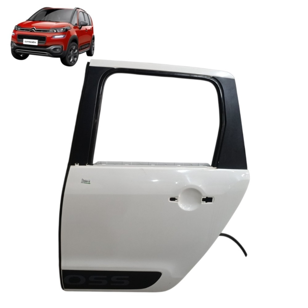 Porta Traseira Esquerda Citroen Aircross 2016 2017 2018 2019 Traseira Esquerda Branco