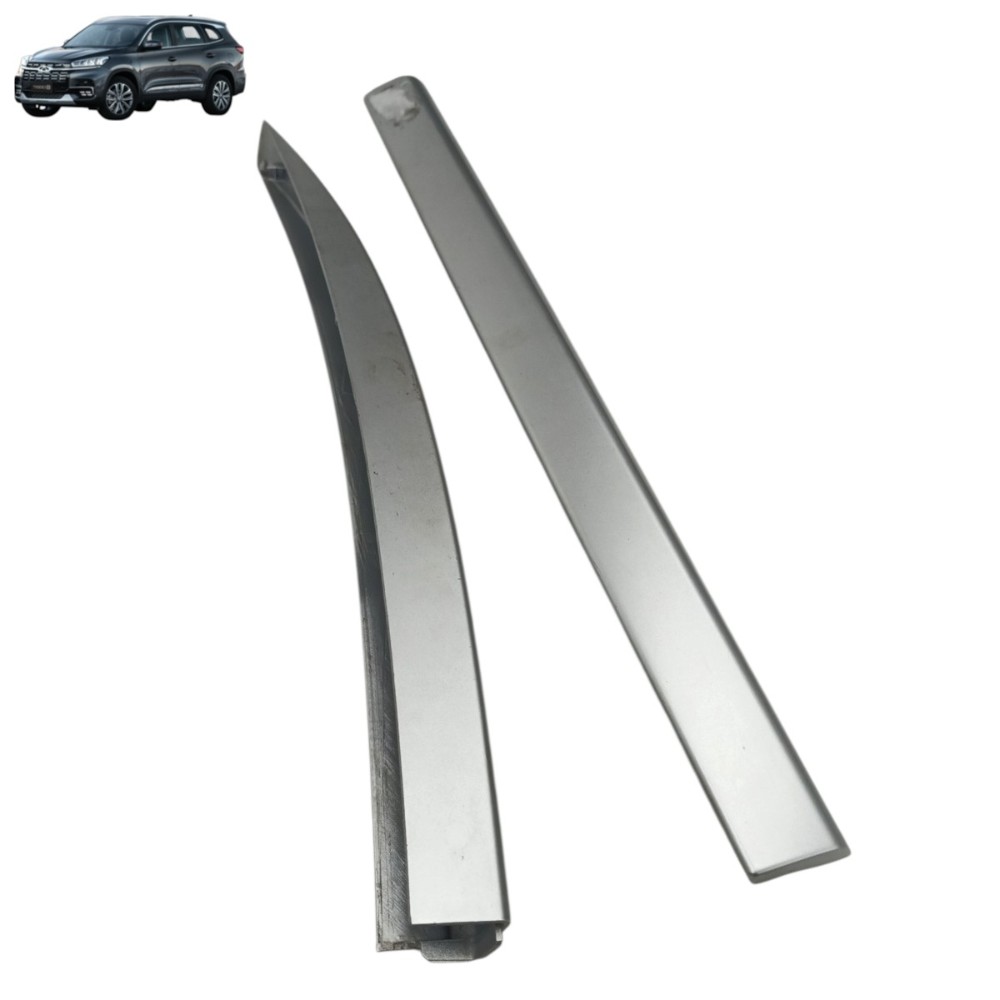 Par Acabamento Rack Teto Direito Chery Tiggo 8 2024 2020 Prata