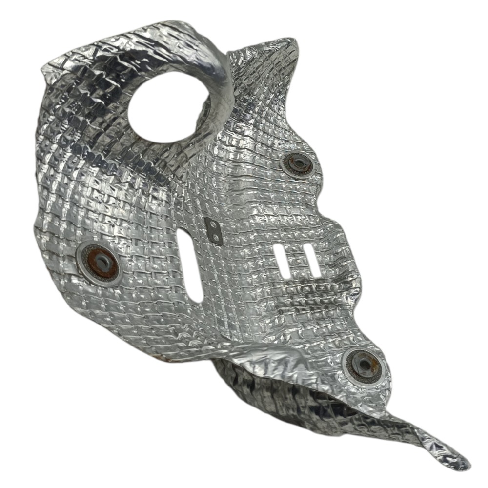 Defletor Protetor Coletor Escape Hyundai Hb20 1.6 2020 2021 Prateado 3