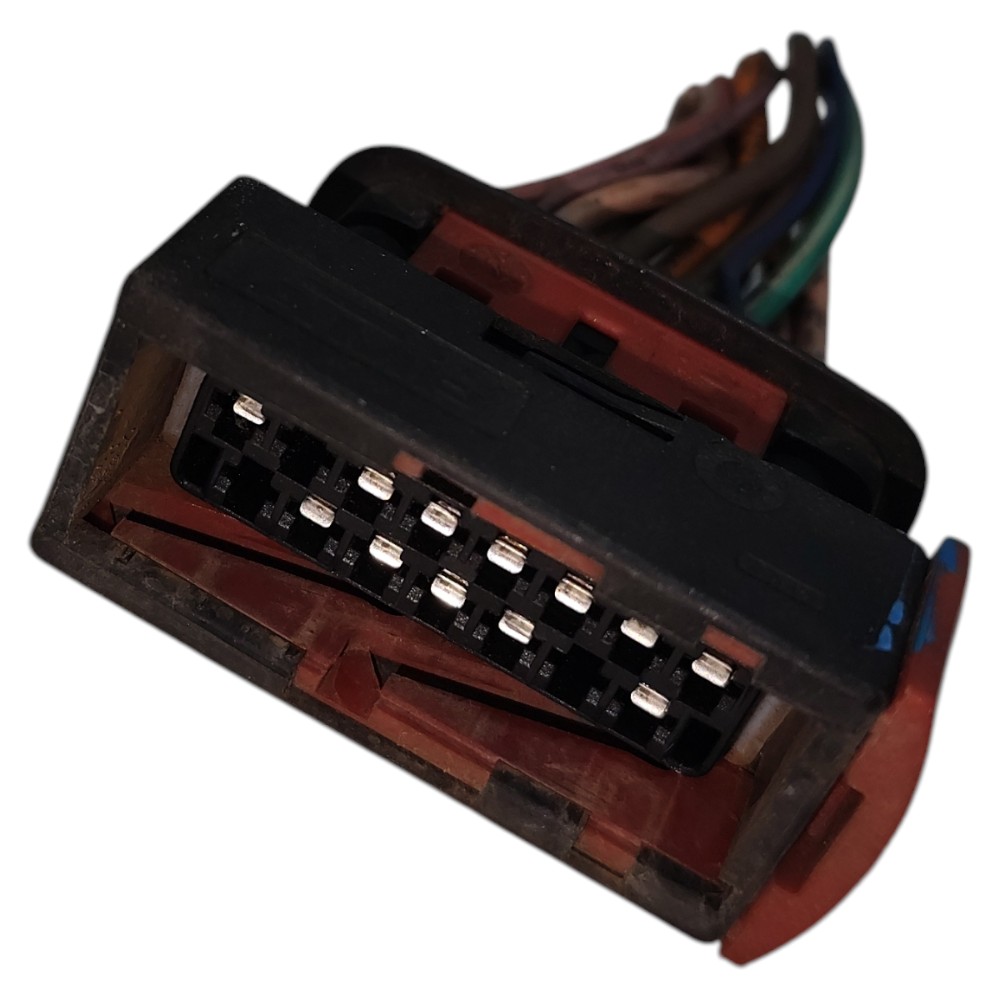Plug conector módulo relé injeção Fiat Palio 1996 1997 1998 4