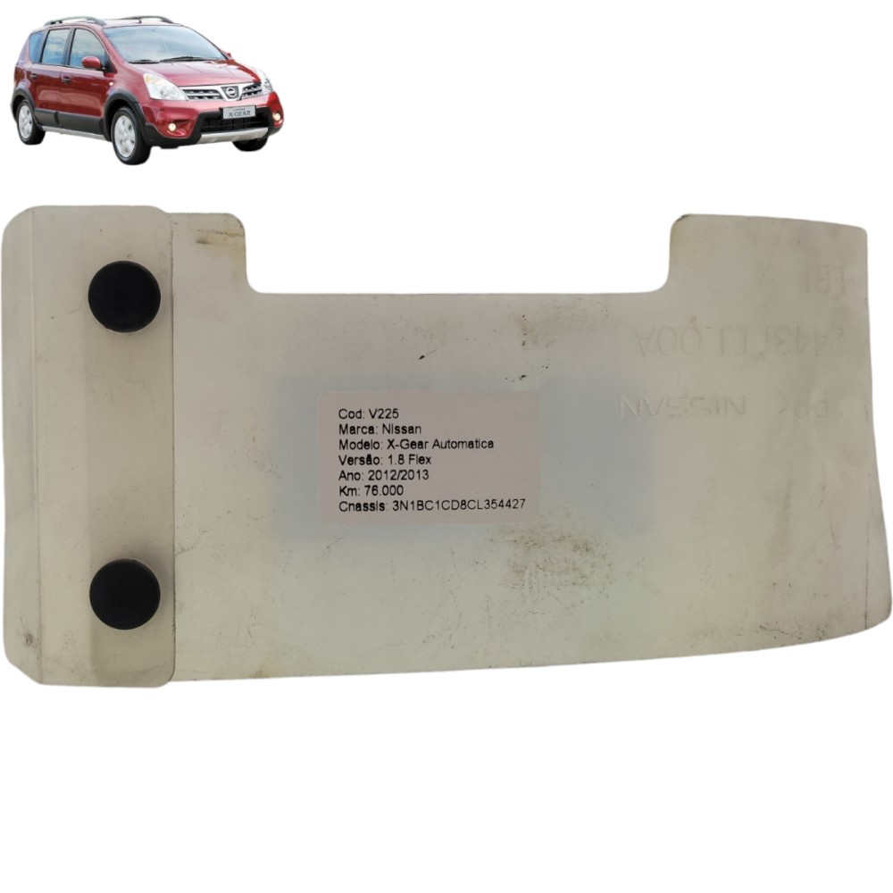 Capa Protetor Lateral Bateria Nissan Livina 2011 2012 2013 1