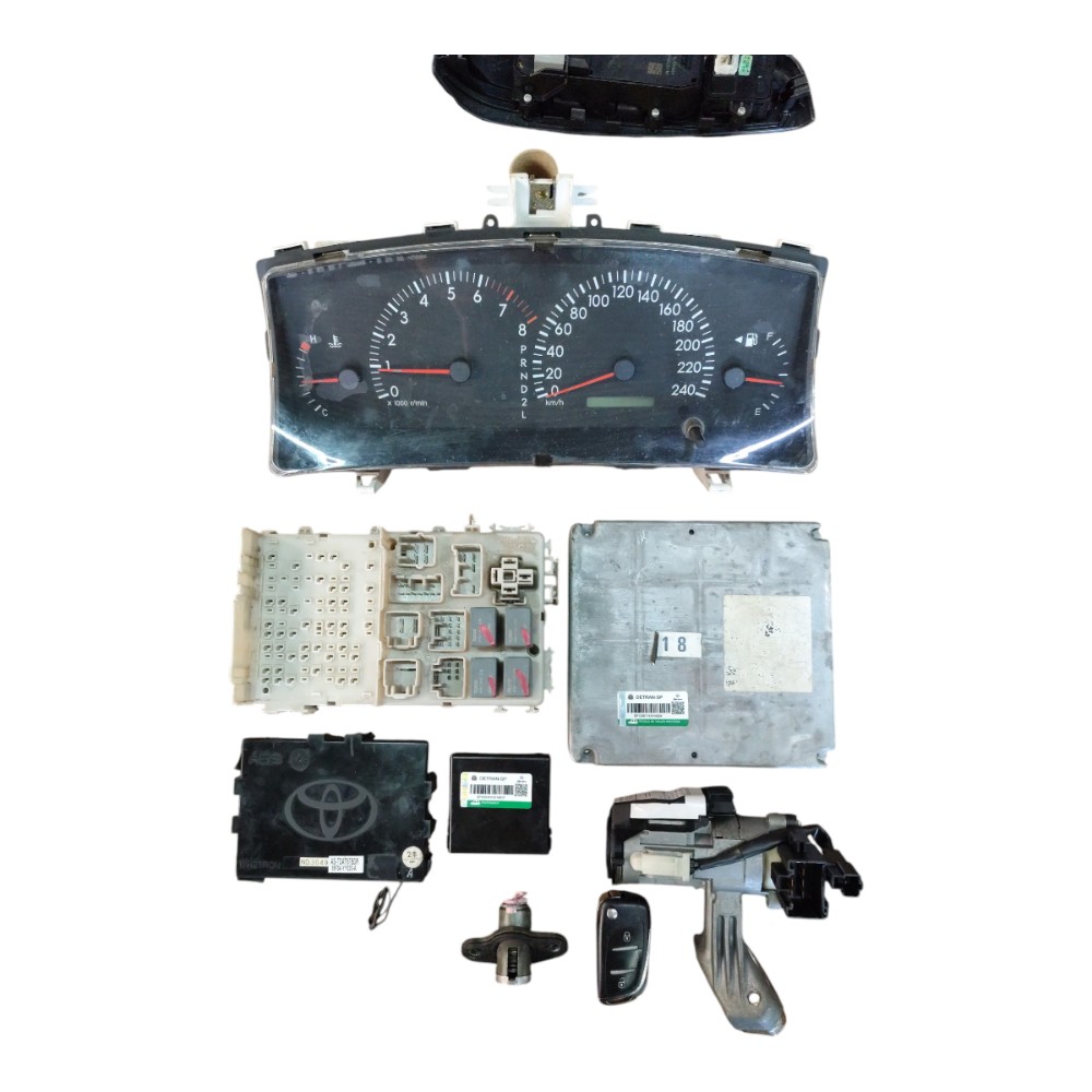 Kit Code Módulo Injeção Toyota Corolla Xei 1.8 Aut 2003 2004 1