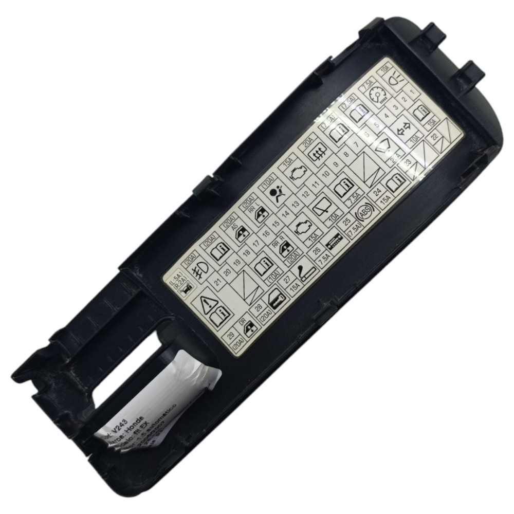Tampa Caixa Fusível Interna Honda Fit 1.5 Aut 2008 2007 2006 2