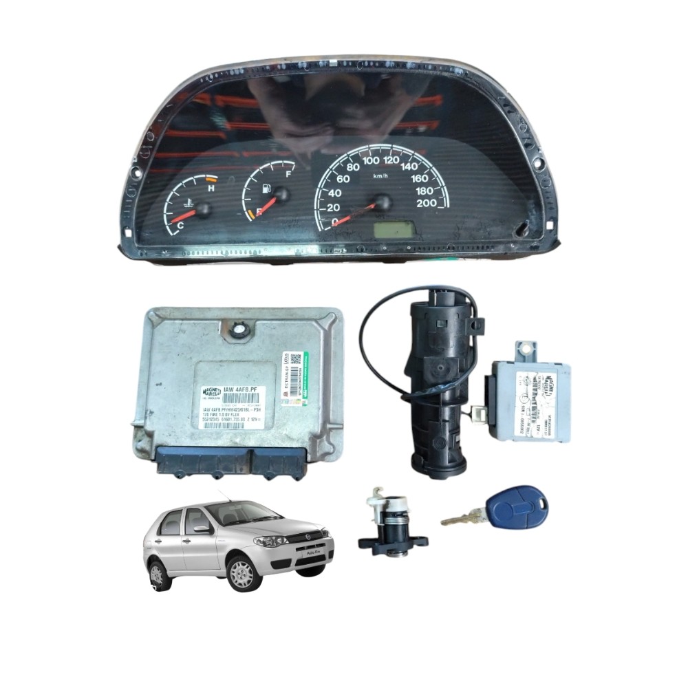 Kit Code Módulo Injeção Fiat Palio Fire 1.0 8v 2007 55212345