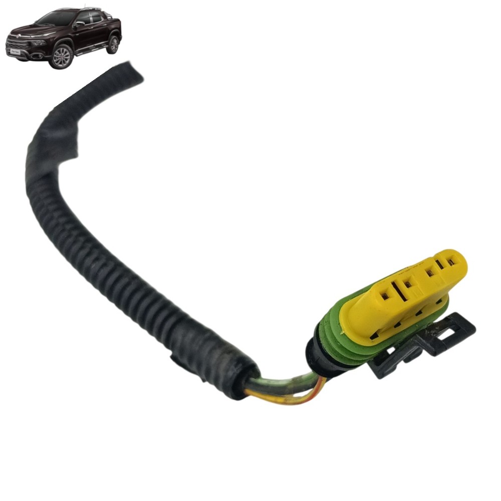 Plug conector lanterna esquerda fiat toro 2021 2020 2019