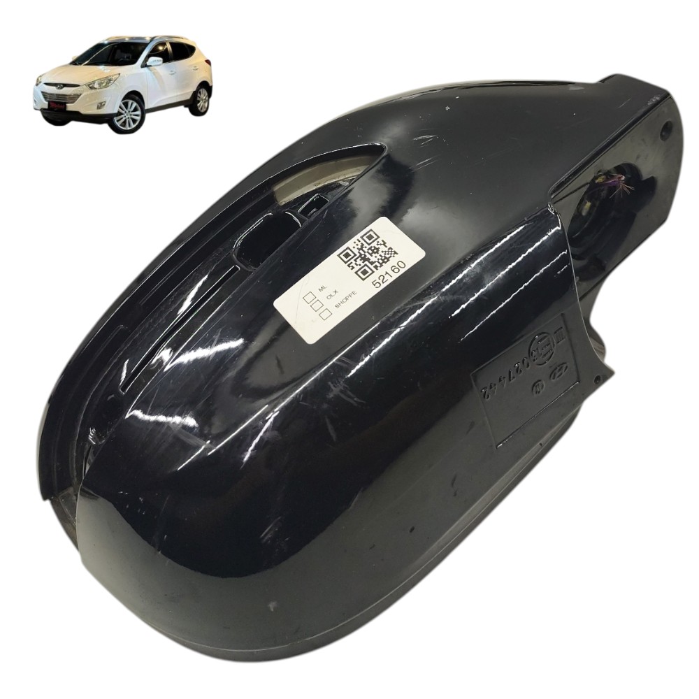 Capa retrovisor direito Hyundai ix35 2015 2016 17 cor preto 1