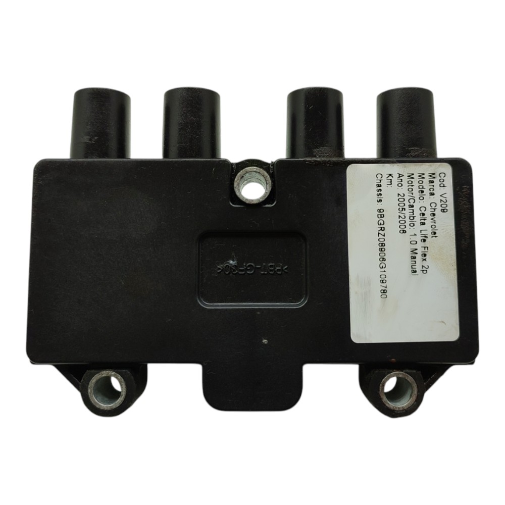 Bobina Ignição Gm Celta Corsa Prisma 1.0 8v 2005 2006 2007 4