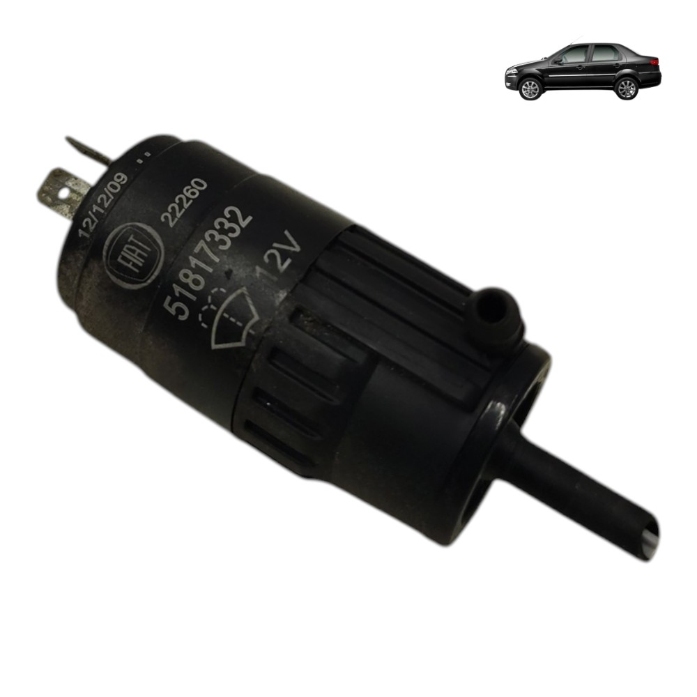 Motor Bomba Esguicho Parabrisa Fiat Siena Palio 2010 2011 1