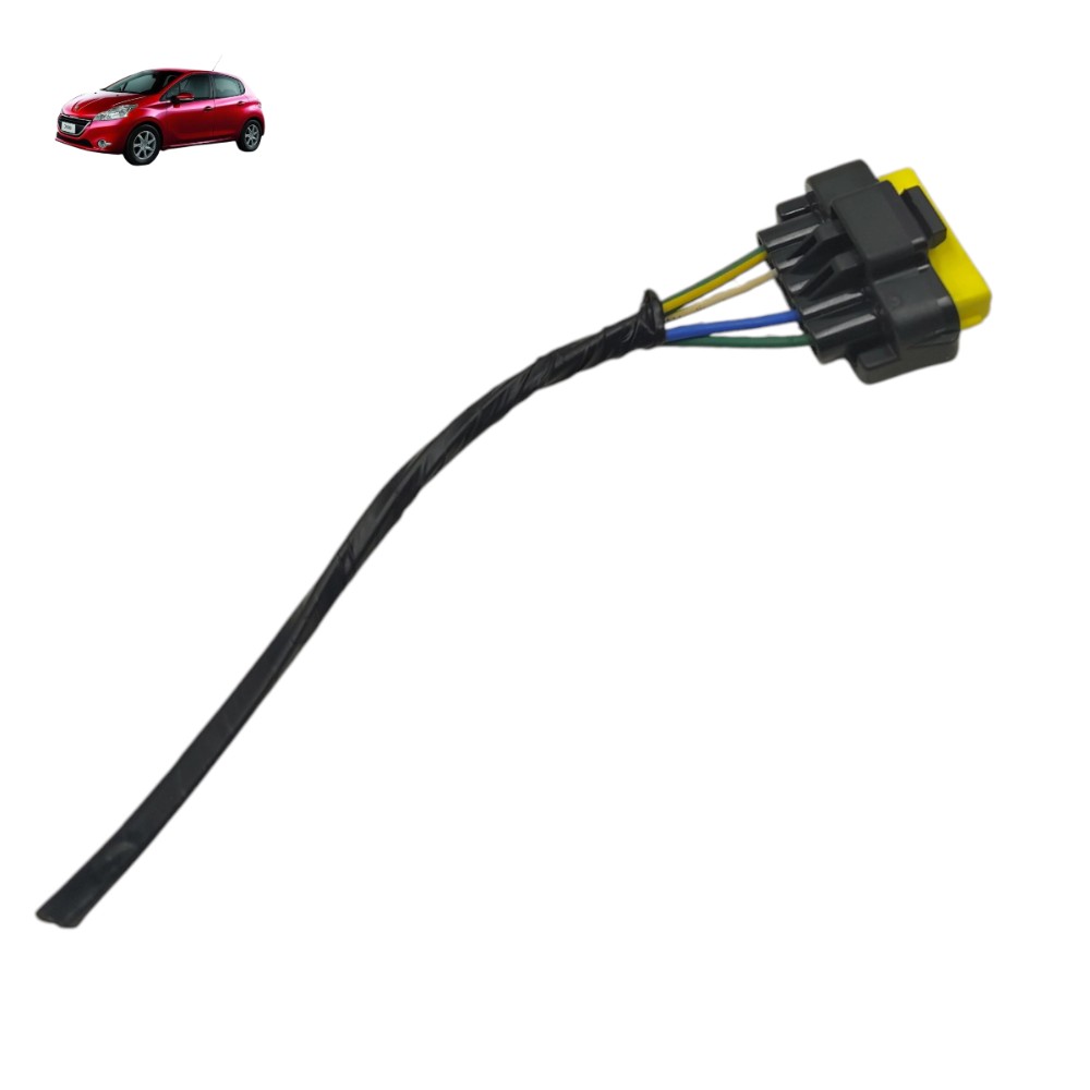 Plug Conector Motor Limpador Parabrisa Peugeot 208 2014 2015 1