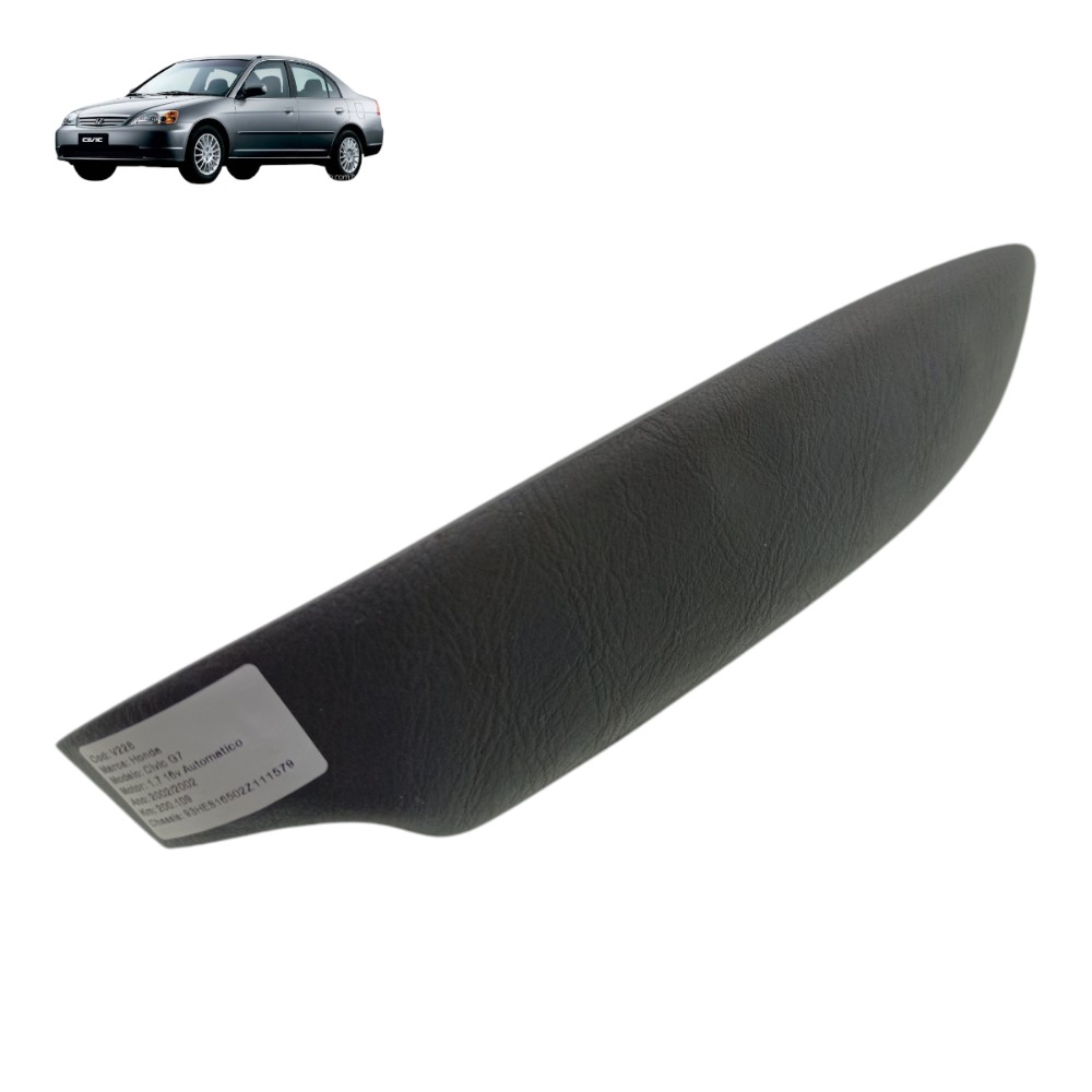 Apoio Braço Porta Traseira Direita Honda Civic 2001 02 03 04 Cinza 1