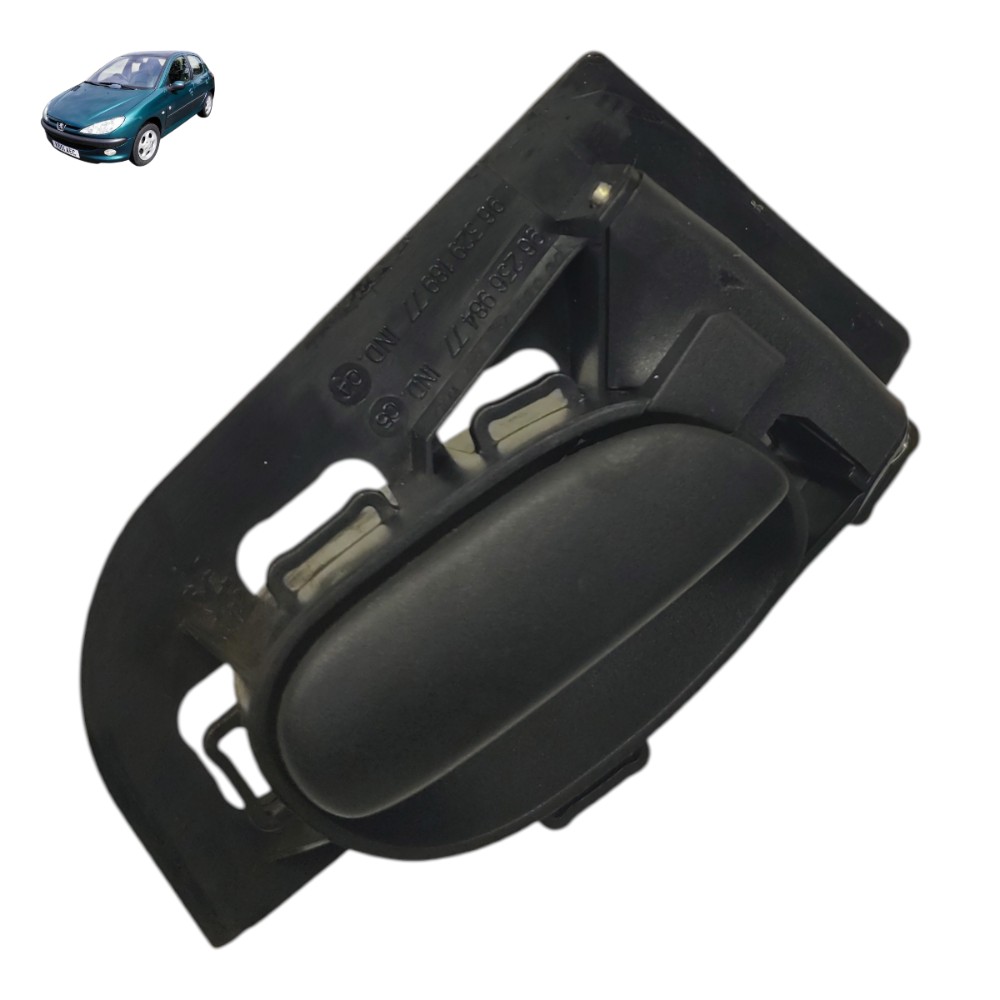 Maçaneta interna esquerda Peugeot 206 2001 2002 2003 2004 05 1