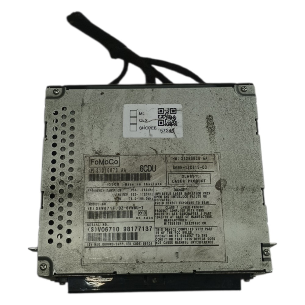 Rádio Som CD player Volvo XC60 2009 2010 2011 2012 2013 3