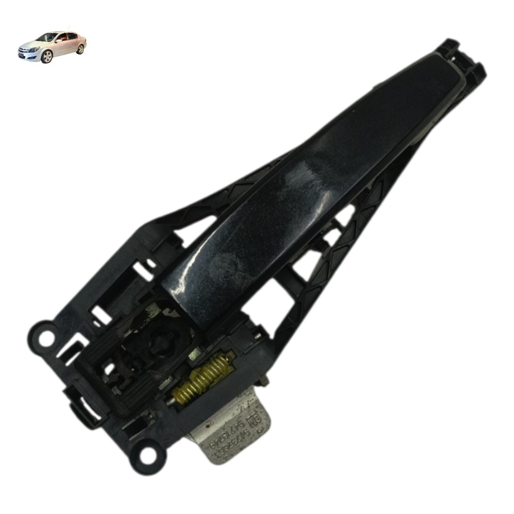 Maçaneta Externa Dianteira Esquerda Gm Vectra Gt 2011 2010 Preto Dianteira 1