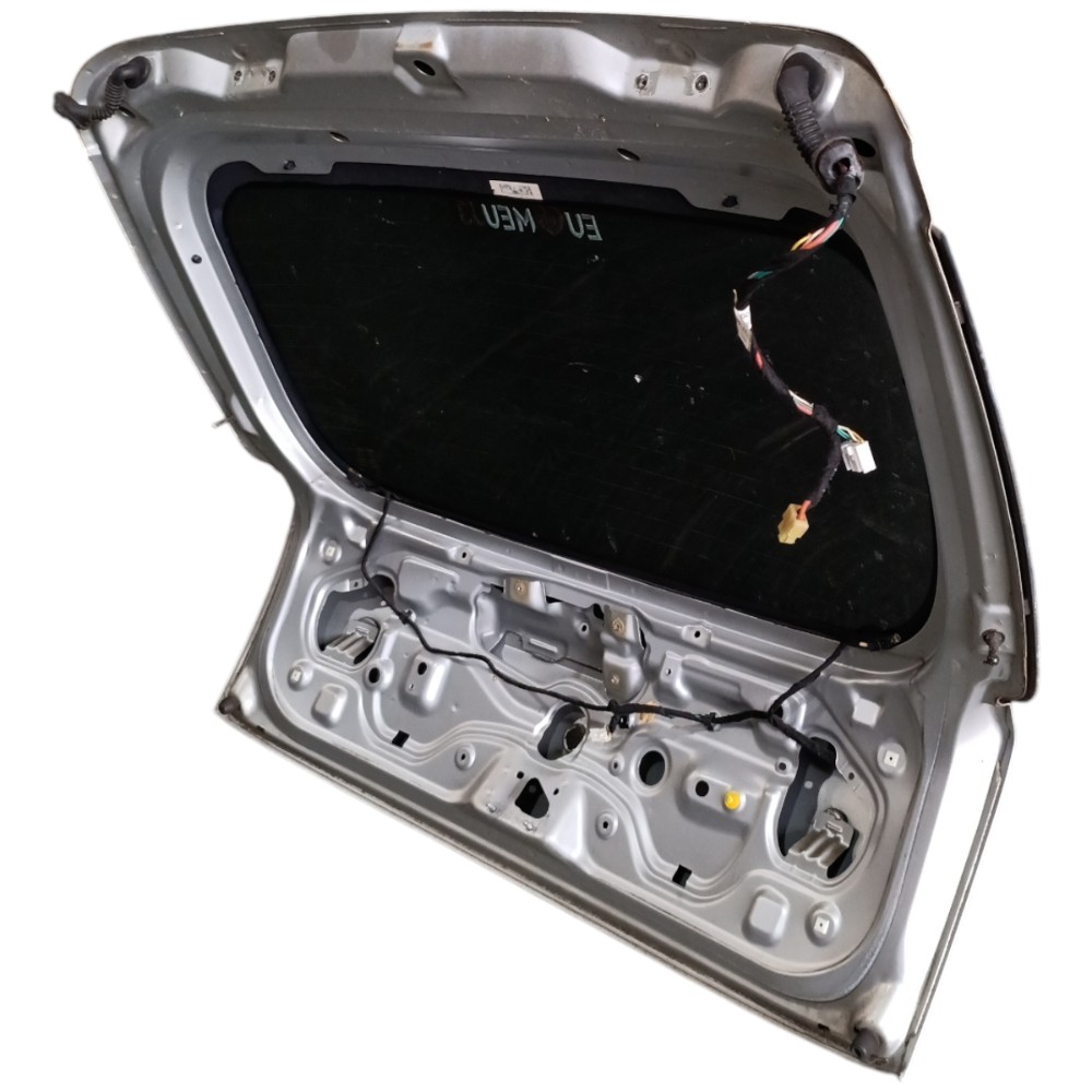 Tampa Traseira Jac J3 2011 2012 2013 2014 2015 2016 Prata 5
